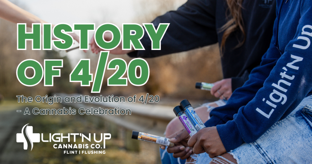 A blog discussing the history of 4/20